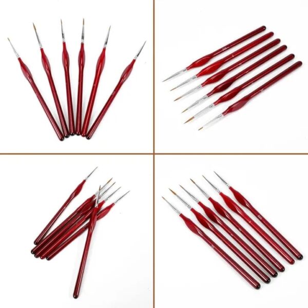 13 Pcs Fine Detail Paint Brush Set, Painting Brushes for Art, Crafts, Acrylic, Watercolor, Oil, Model, Face, Warhammer